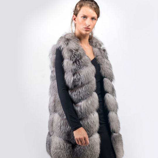 Elegant Fox Fur Vest