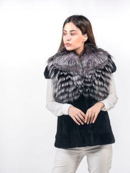 Silver Fox Fur Vest
