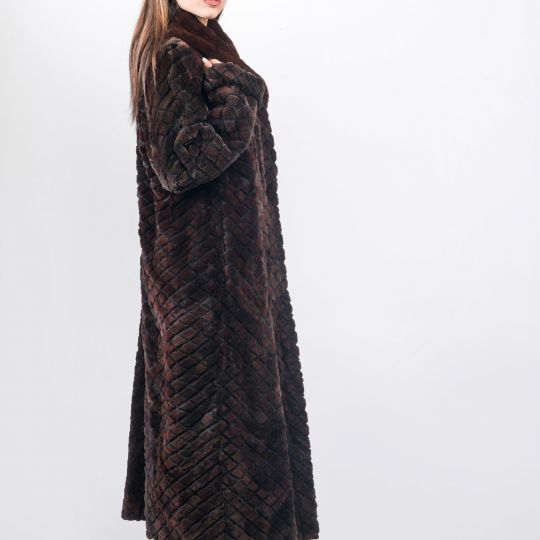 Women Mink Fur Coat