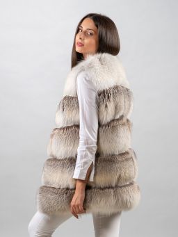 Fawn Light Fox Fur Vest