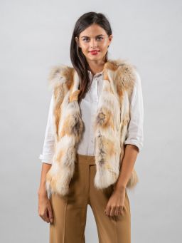 Real Coyote Fur Vest