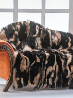 Scandinavian Fox Fur Blanket