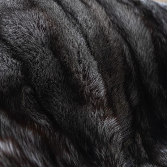 Sable Fur Throw Blanket