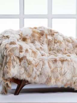 Scandinavian Mink Fur Blanket