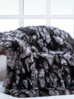 Scadinavian Mink Fur Throw Blanket