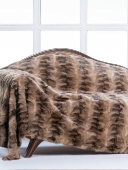 Sable Fur Throw Blanket